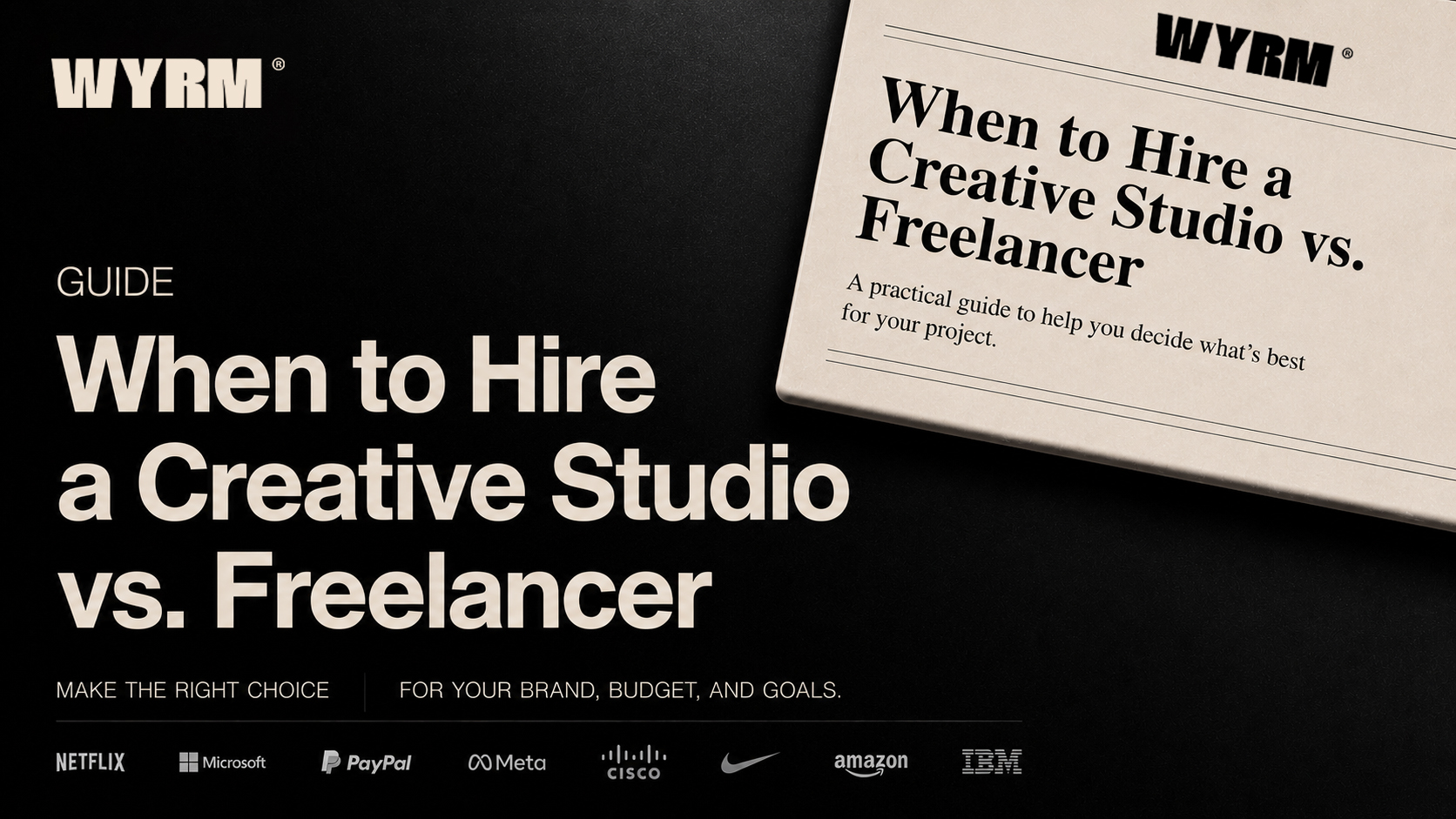 Creative Studio vs Freelancer Thumbnail