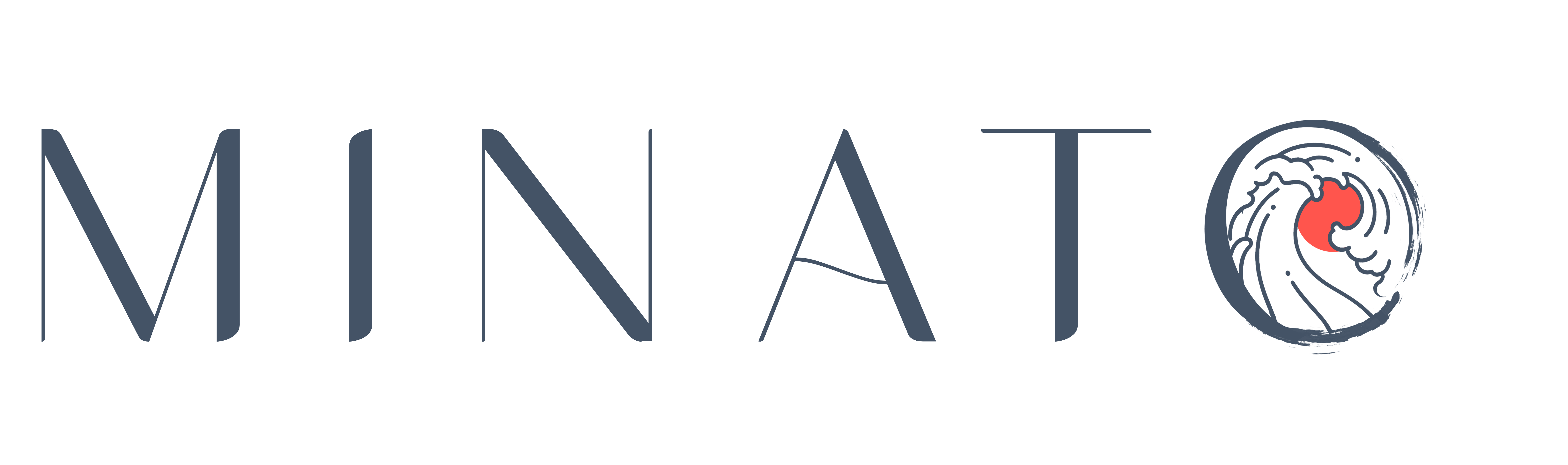MINATO logo — mark and wordmark